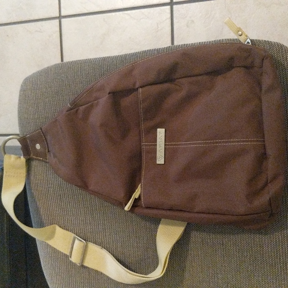 Ariat small backpack.